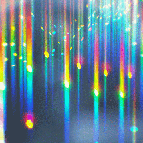 Shower Like Colorful Optical Illusion GIF