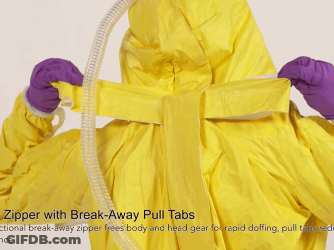 Showing Easy Hazmat Suit Feature GIF