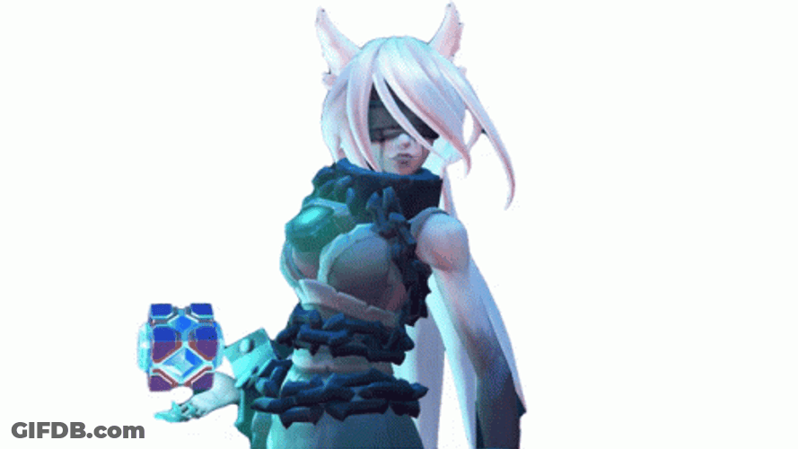 Showing Off My Power Ahri Sticker GIF