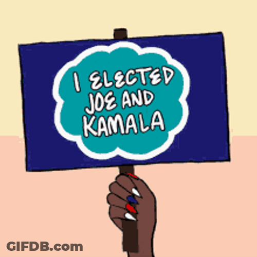 Showing Pride Of Vote On Inauguration Day GIF