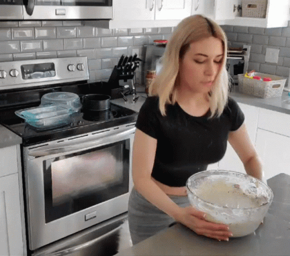Showing Steps On Baking GIF