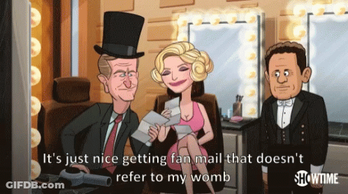 Showtime Cartoon Man And Woman GIF