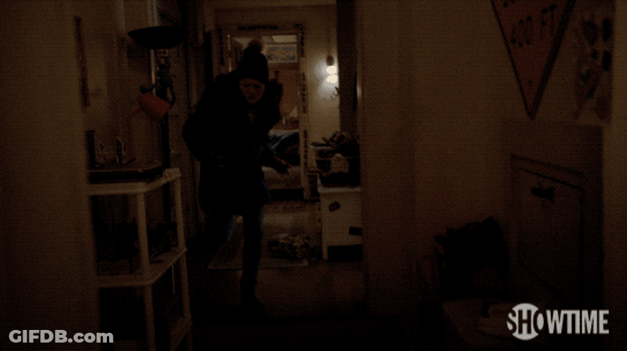 Showtime Depressed Girl Slamming Door GIF