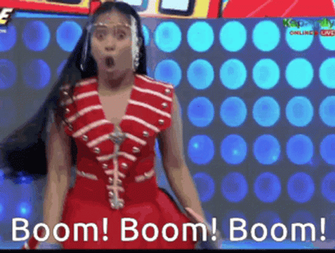 Showtime Funny Girl Boom GIF