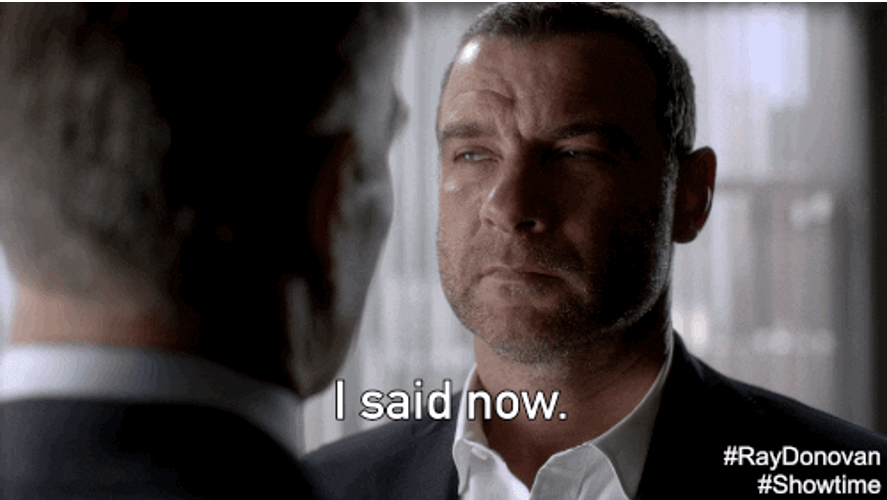 Showtime Liv Schreiber I Said Now GIF