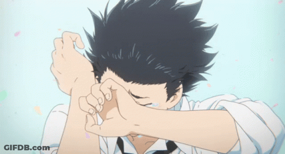 Shoya Ishida Sad Anime Boy GIF