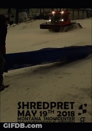 Shredpret Poster May 19 2018 Montana Snow Center GIF