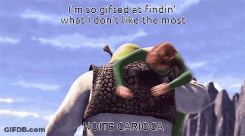 Shrek And Fiona Hugging Shrek Says I'm So Gifted At Findin What I Don't Like GIF