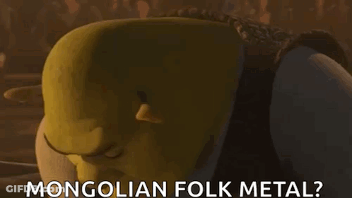 Shrek Asking Mongolian Folk Metal GIF