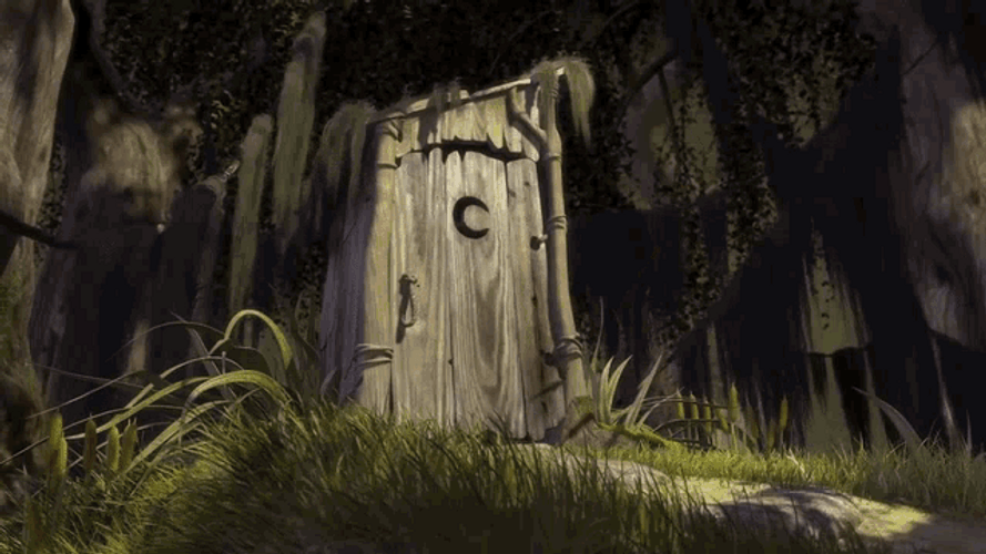 Shrek Bursts Out GIF