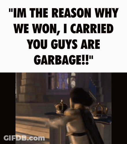 Shrek Carried You Guys Are Garbage GIF
