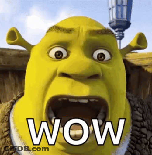 Shrek Distorted Face GIF