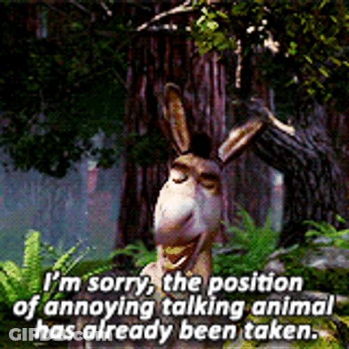 Shrek Donkey Annoying Animal GIF