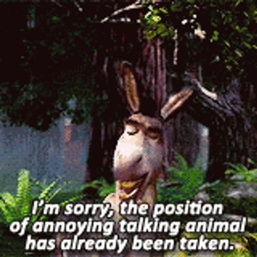 Shrek Donkey Mad Sarcastic Quote Meme GIF