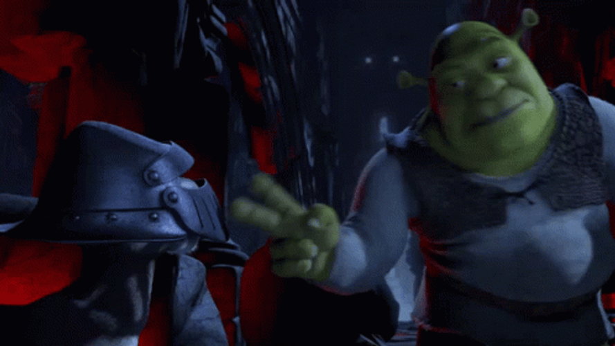 Shrek Donkey Shut Up Funny Meme GIF