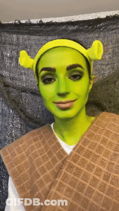 Shrek Female Cosplay GIF