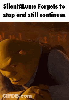 Shrek From Shrek Is Making A Funny Face While Looking Down At Something . GIF