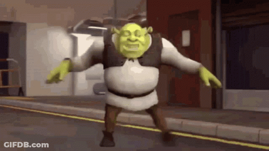 Shrek Goofy Ahh Dance GIF