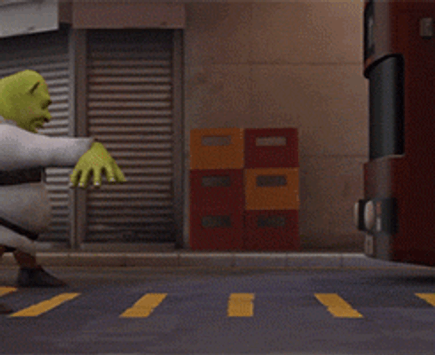 Shrek Hilarious Monster Dancing GIF