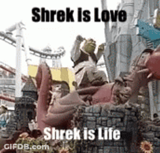 Shrek Is Love Disney Display GIF