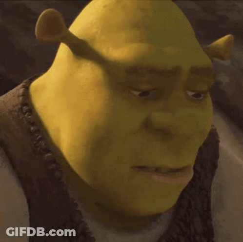 Shrek Making Funny Face GIF