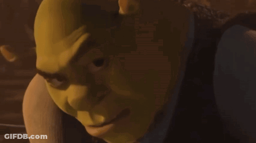 Shrek Making Funny Face GIF