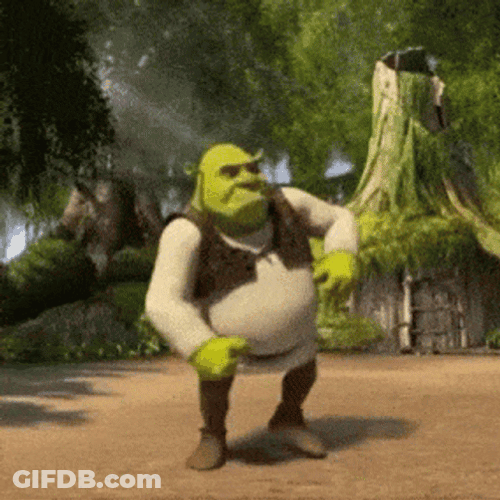 Shrek Meme Ogre Dance Swamp GIF