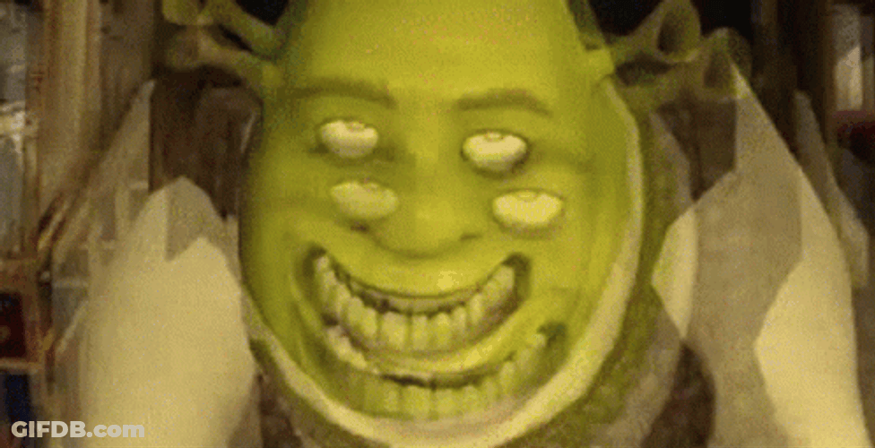 Shrek Meme Trippy Dance Hallucination GIF