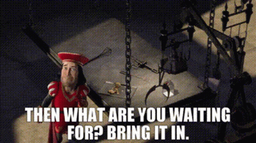 Shrek Prince Charming What Are You Waiting For GIF