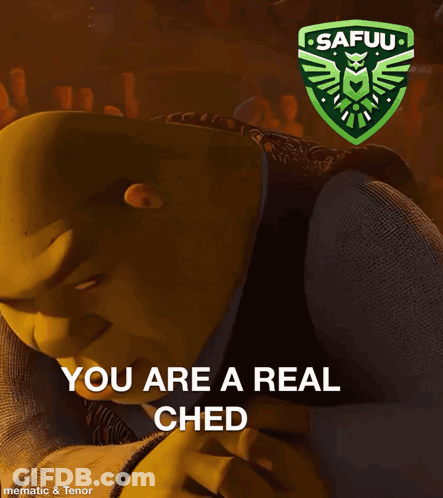 Shrek Says You Are A Real Ched GIF