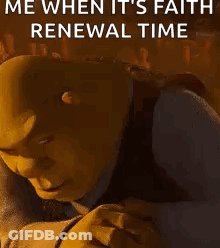 Shrek Smiling Faith Renewal GIF