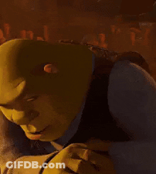 Shrek Smiling Wearing Vest GIF