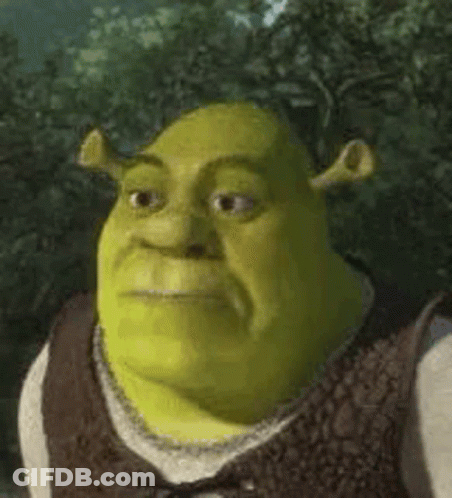 Shrek Statue Smiling GIF