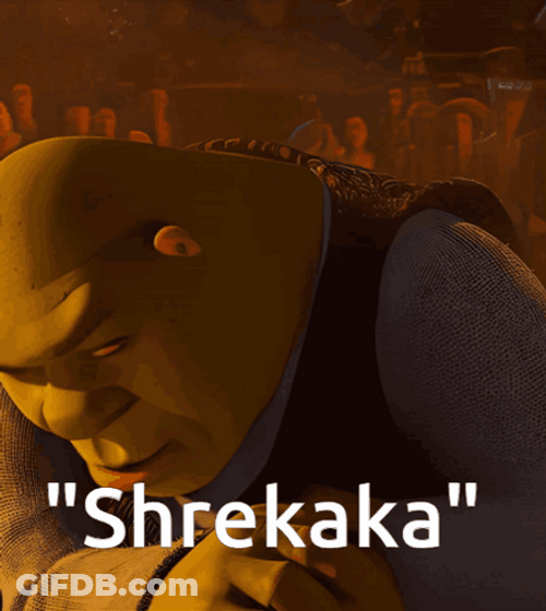 Shrekaka Rizz Meme Face GIF