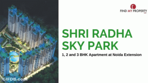 Shri Radha Sky Park Aerial View Advertisement GIF