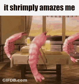 Shrimp It Shrimply Amazes Me GIF