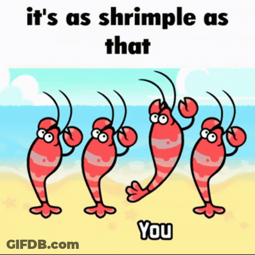 Shrimp On Beach It's As Shrimp As That You GIF