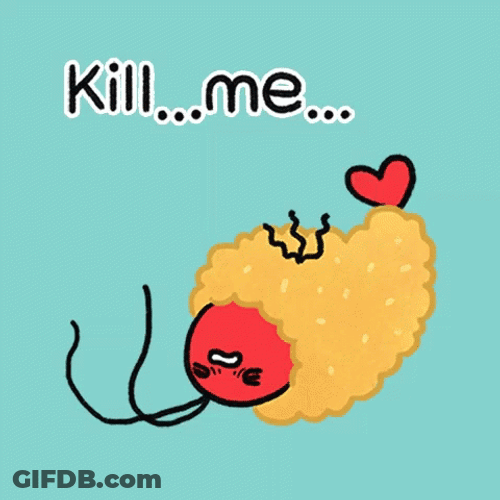 Shrimp Saying Kill Me GIF