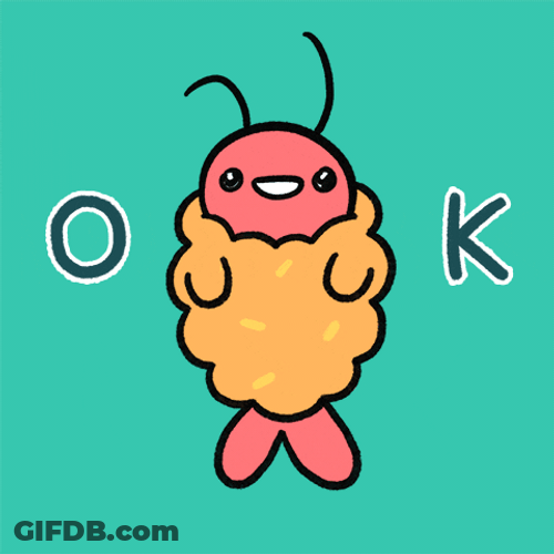 Shrimp Saying Ok GIF