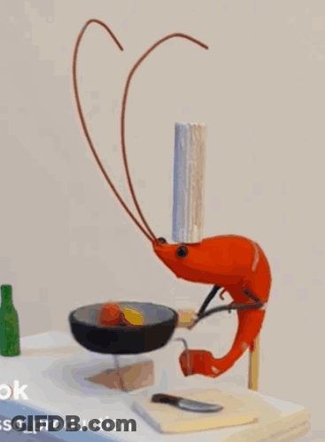 Shrimp With Text Ok So_Production GIF
