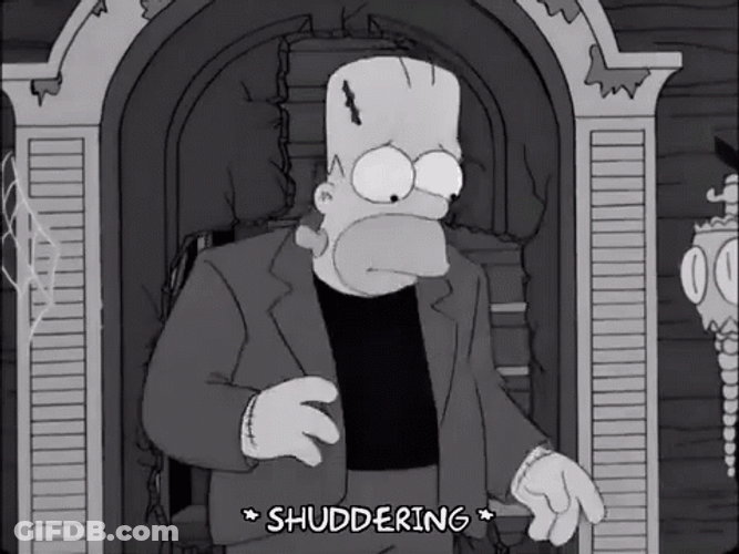 Shudder Homer Simpsons GIF