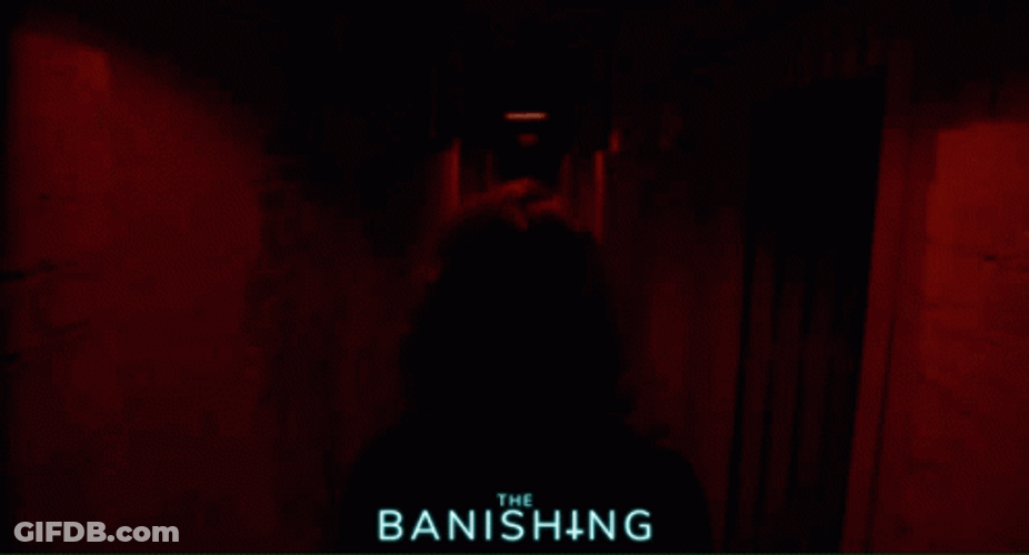 Shudder In Red Creepy Room GIF