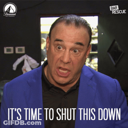 Shut It Down GIF