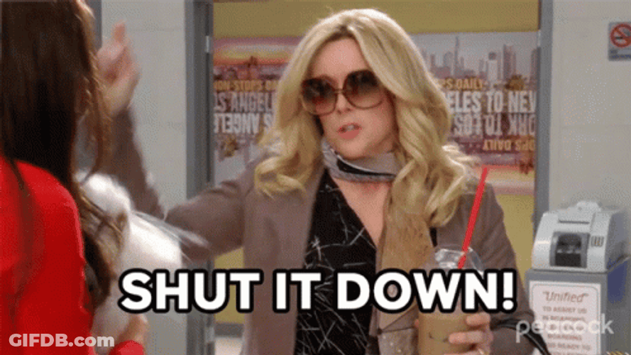 Shut It Down Jenna Maroney GIF