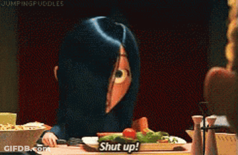 Shut Up The Incredibles Violet GIF