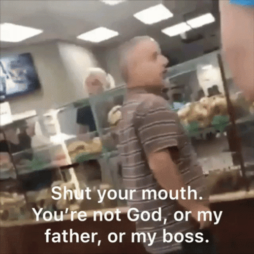 Shut Your Mouth You're Not My Supervisor GIF