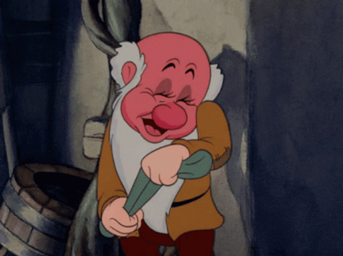 Shy Bashful Snow White Dwarf GIF