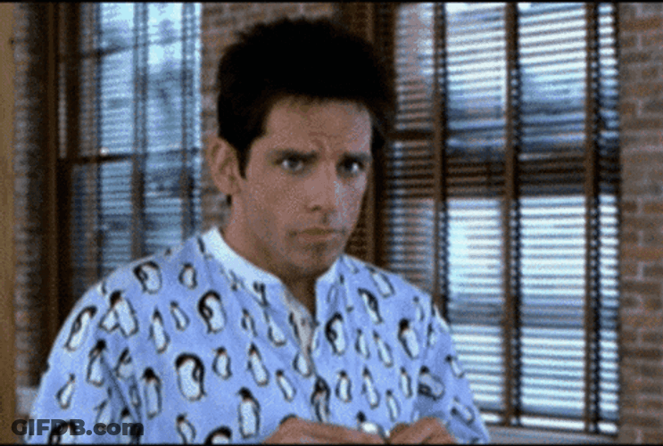 Shy Ben Stiller Hmm Zoolander GIF