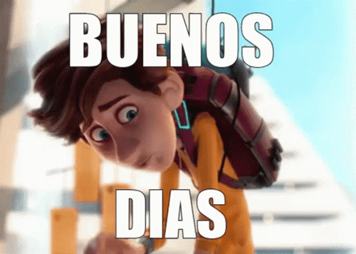 Shy Buenos Dias GIF