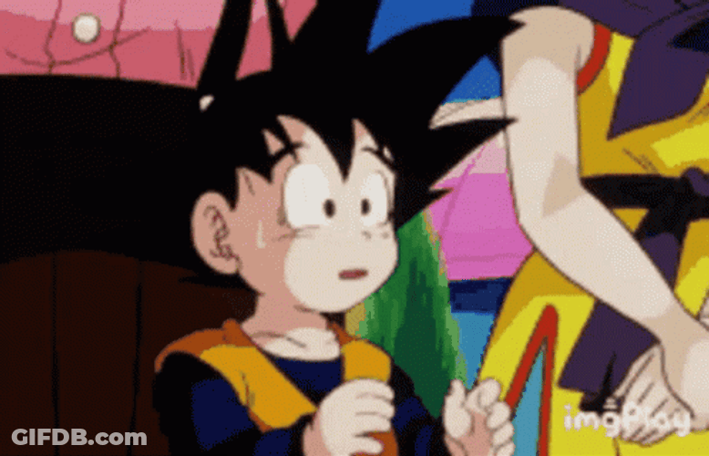 Shy Goten Sweating GIF